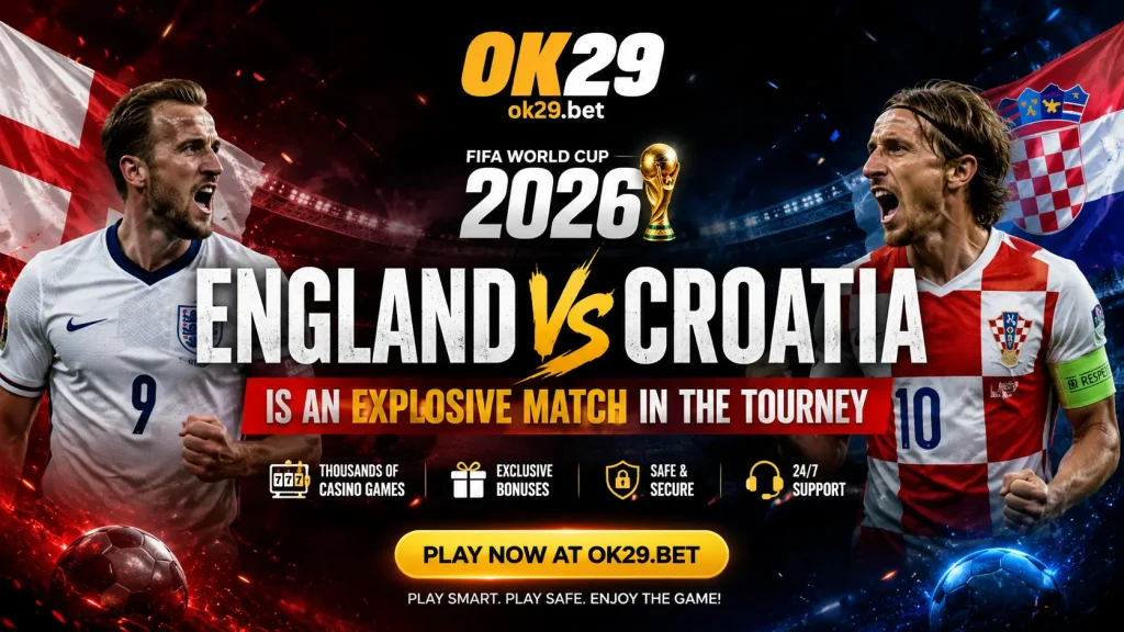 England vs Croatia is An Explosive Match in The Tourney