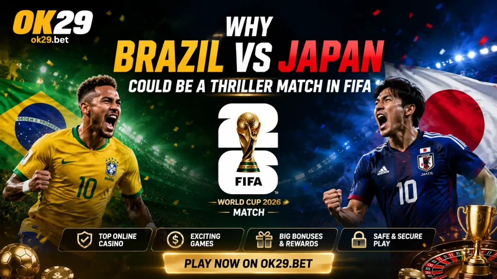 Why Brazil vs Japan Could Be a Thriller Match in FIFA