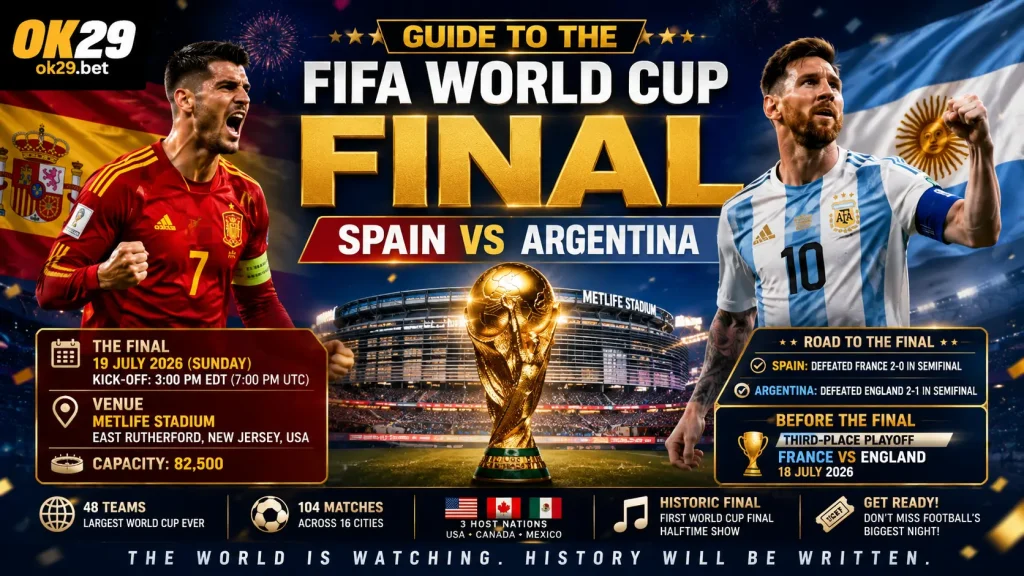 Guide to the FIFA World Cup Final Spain vs Argentina