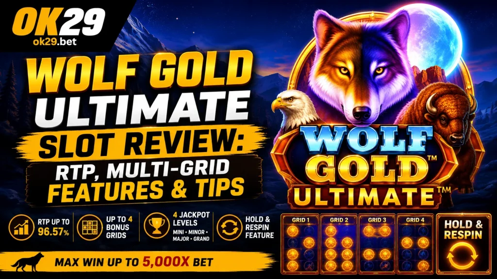 Wolf Gold Ultimate Slot Review: RTP, Multi-Grid Features & Tips